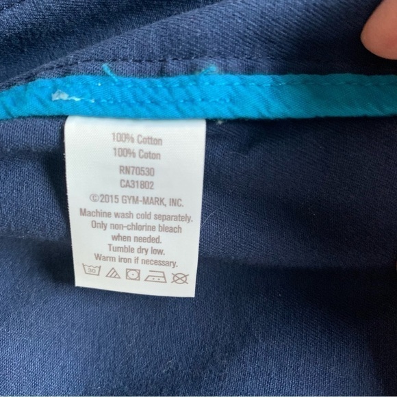 CRAZY 8 Girls Utility Cargo Jacket Below Hip Zip Up Velcro Sz S 5/6 Navy Blue - Picture 12 of 15